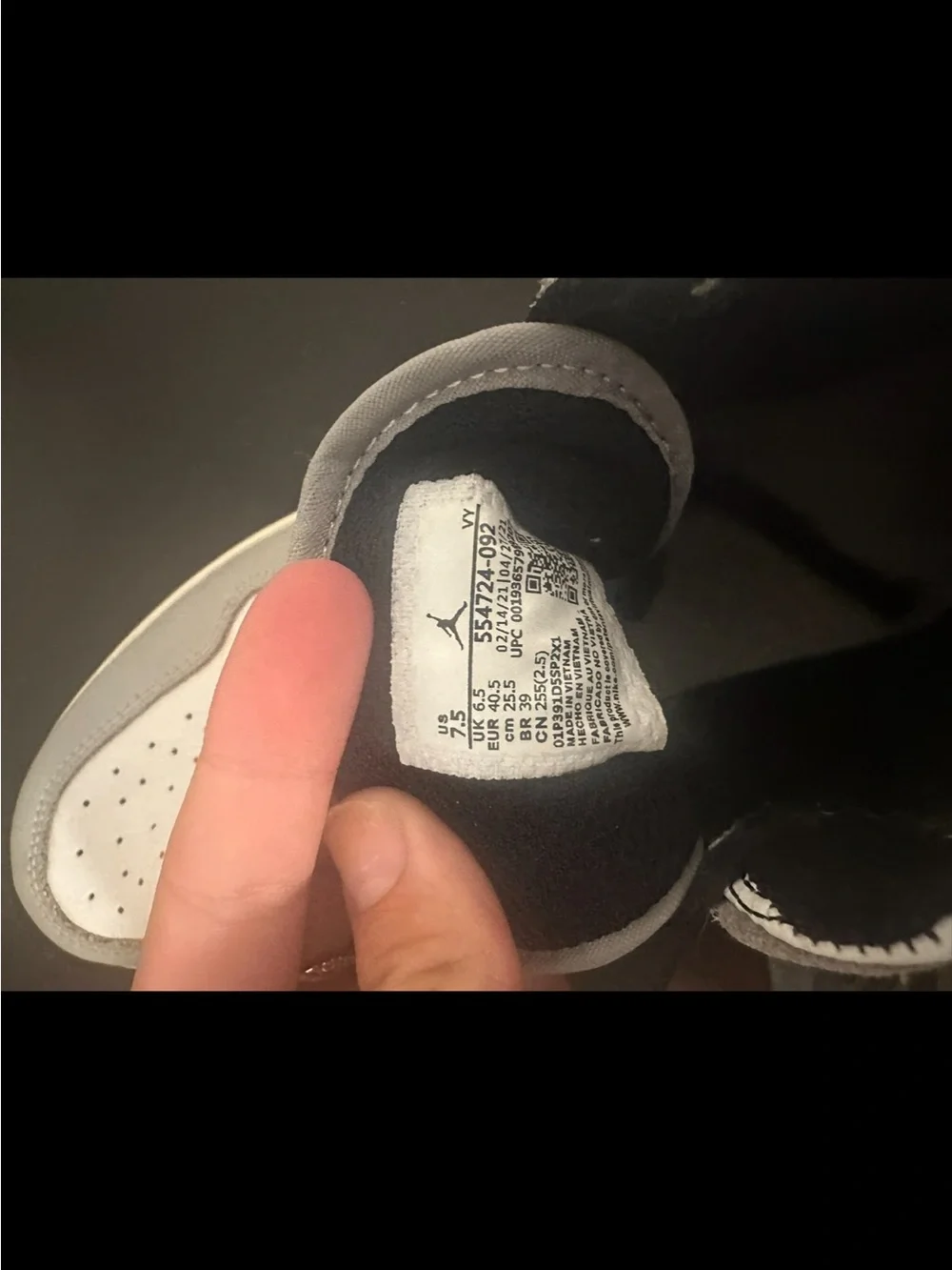 Jordan Air Jordan 1 Mid Sneakers - White, Gray & Black